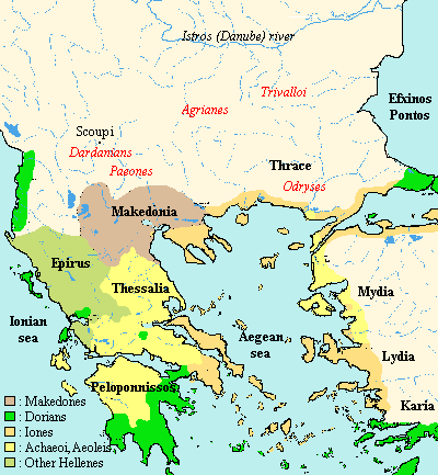 Map of Greece